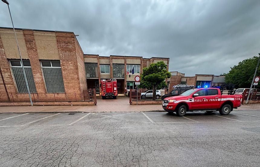 Colle di Val d’Elsa, principio d’incendio alla scuola media