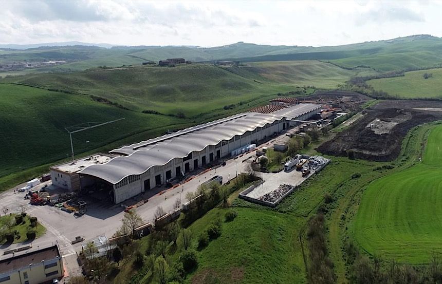 Sienambiente, inaugurato il nuovo impianto di riciclo delle Cortine