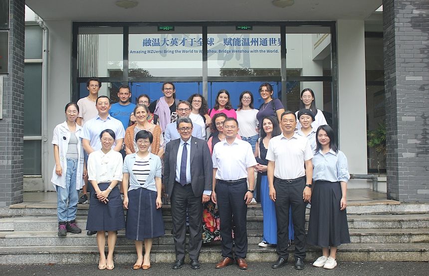 Delegazione dell'Università di Siena in visita in Cina